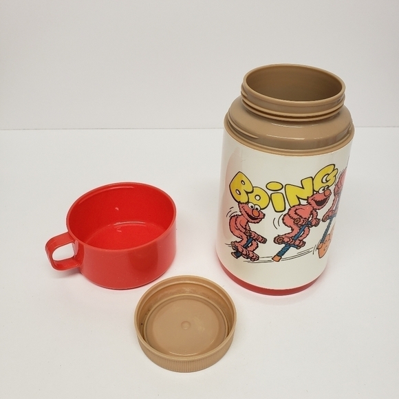 Aladdin Elmo Zippered Lunch Bag and Thermos 1994 Vintage Sesame Street - Picture 8 of 16